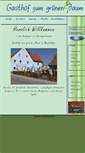 Mobile Screenshot of gasthof-zum-gruenen-baum.de